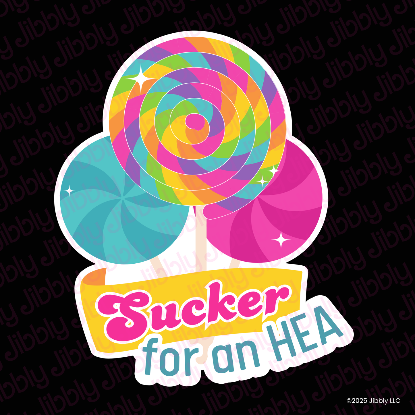 Sucker for an HEA Waterproof Vinyl Sticker