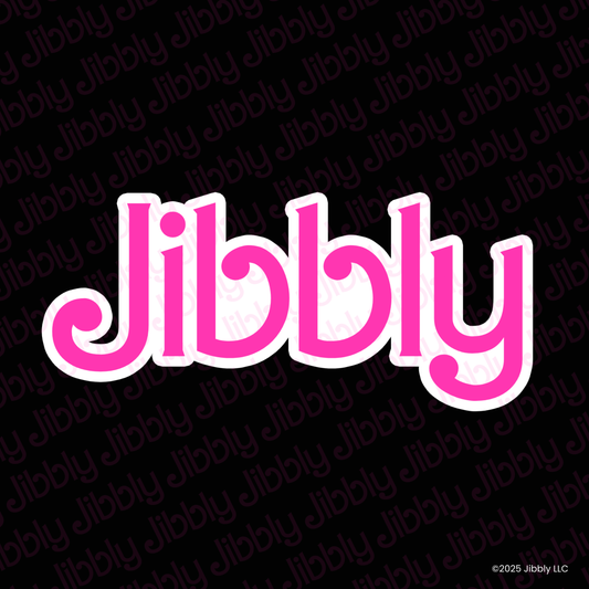 Jibbly Logo Die Cut Waterproof Vinyl Sticker