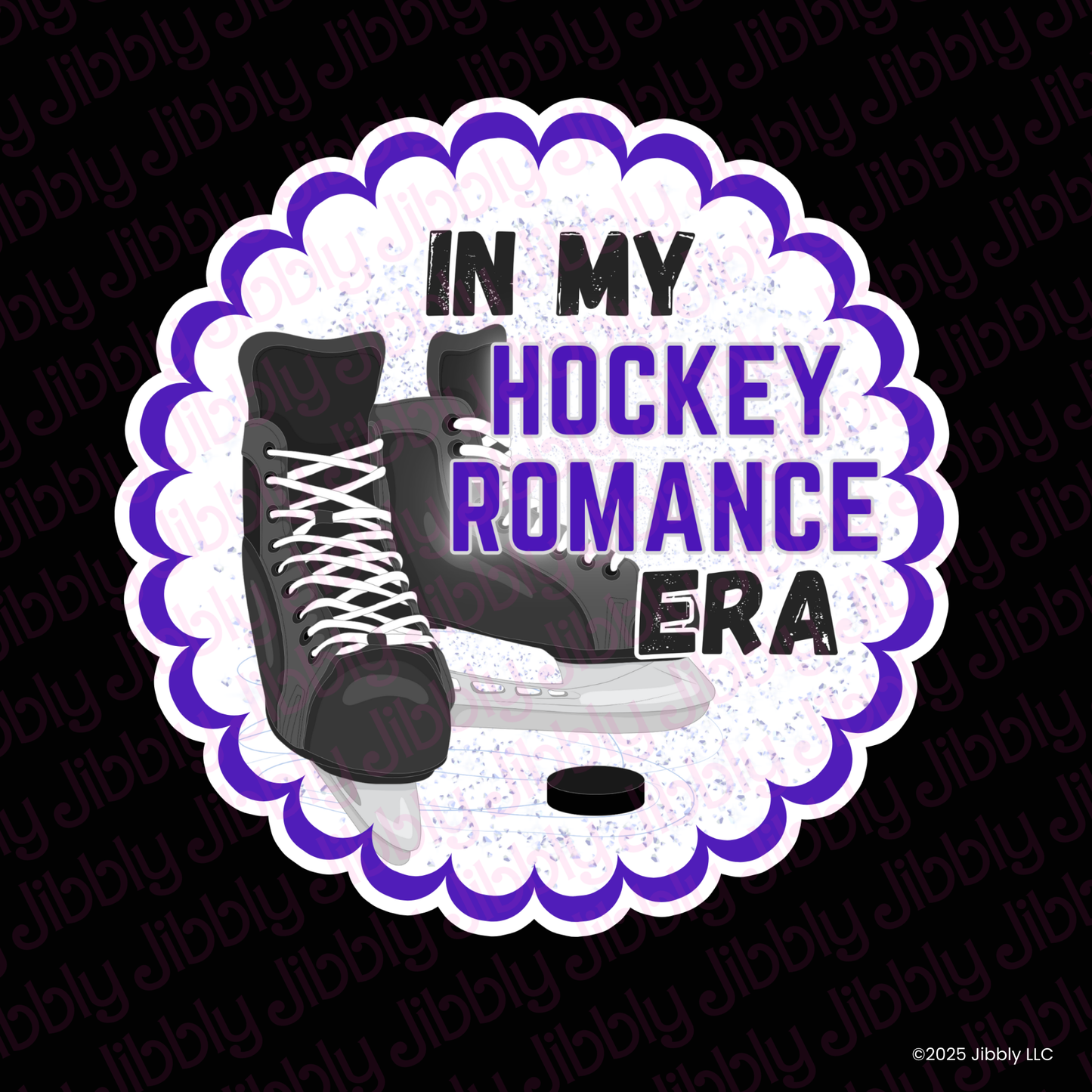 In My Hockey Romance Era Waterproof Vinyl Sticker