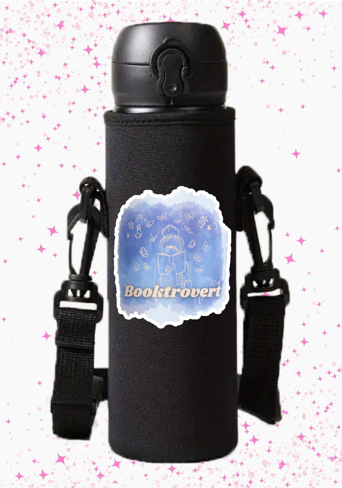 Jibbly Design Neoprene Drink Carrier with Jibbly Strap™