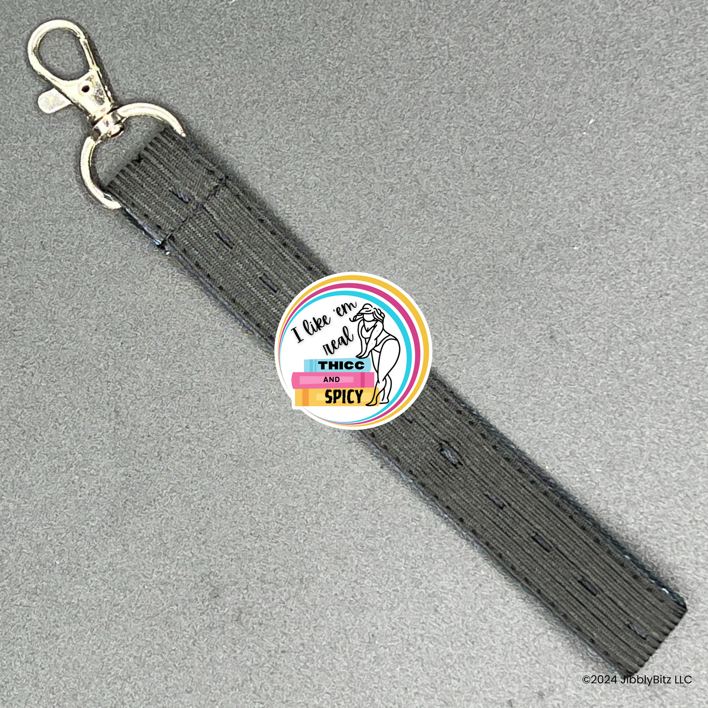 Bookish Gift - Romance Reader Bit Charm - I Like 'Em Real Thicc and Spicy Charm