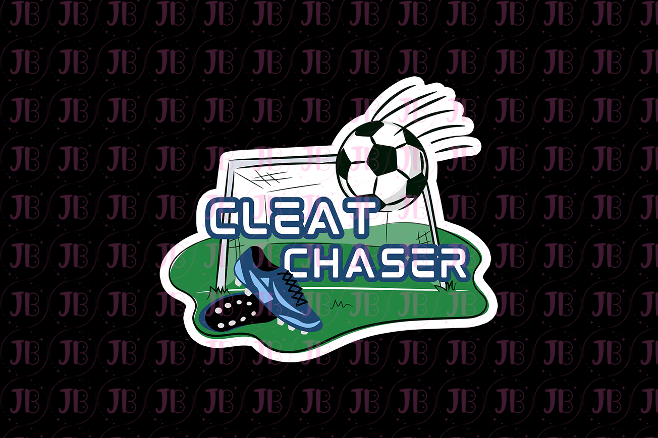 Bookish Gift - Romance Reader Sticker - Cleat Chaser Soccer Weatherproof Vinyl Sticker