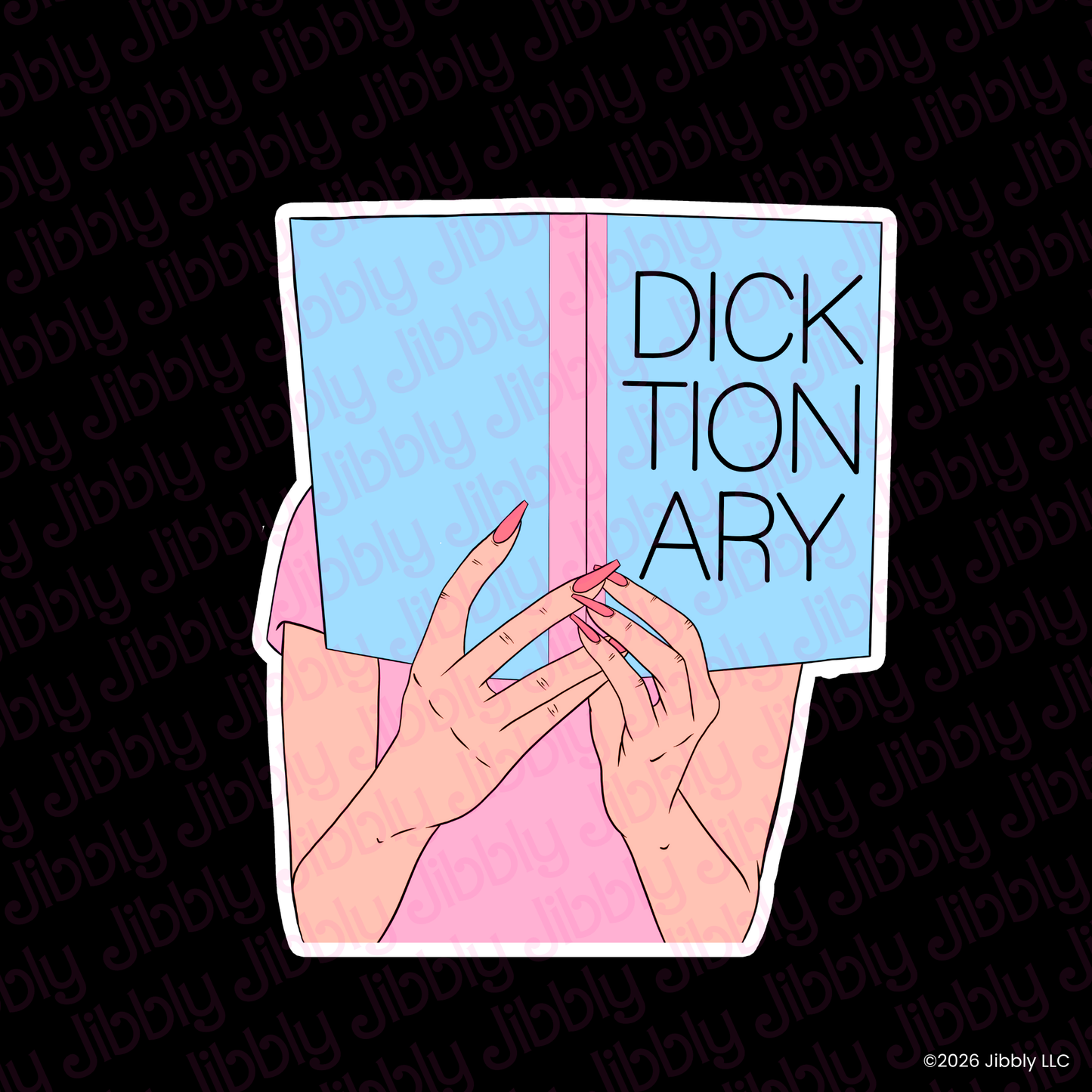 Dicktionary Weatherproof Vinyl Sticker | Bookish Gift | Romance Reader Collectable