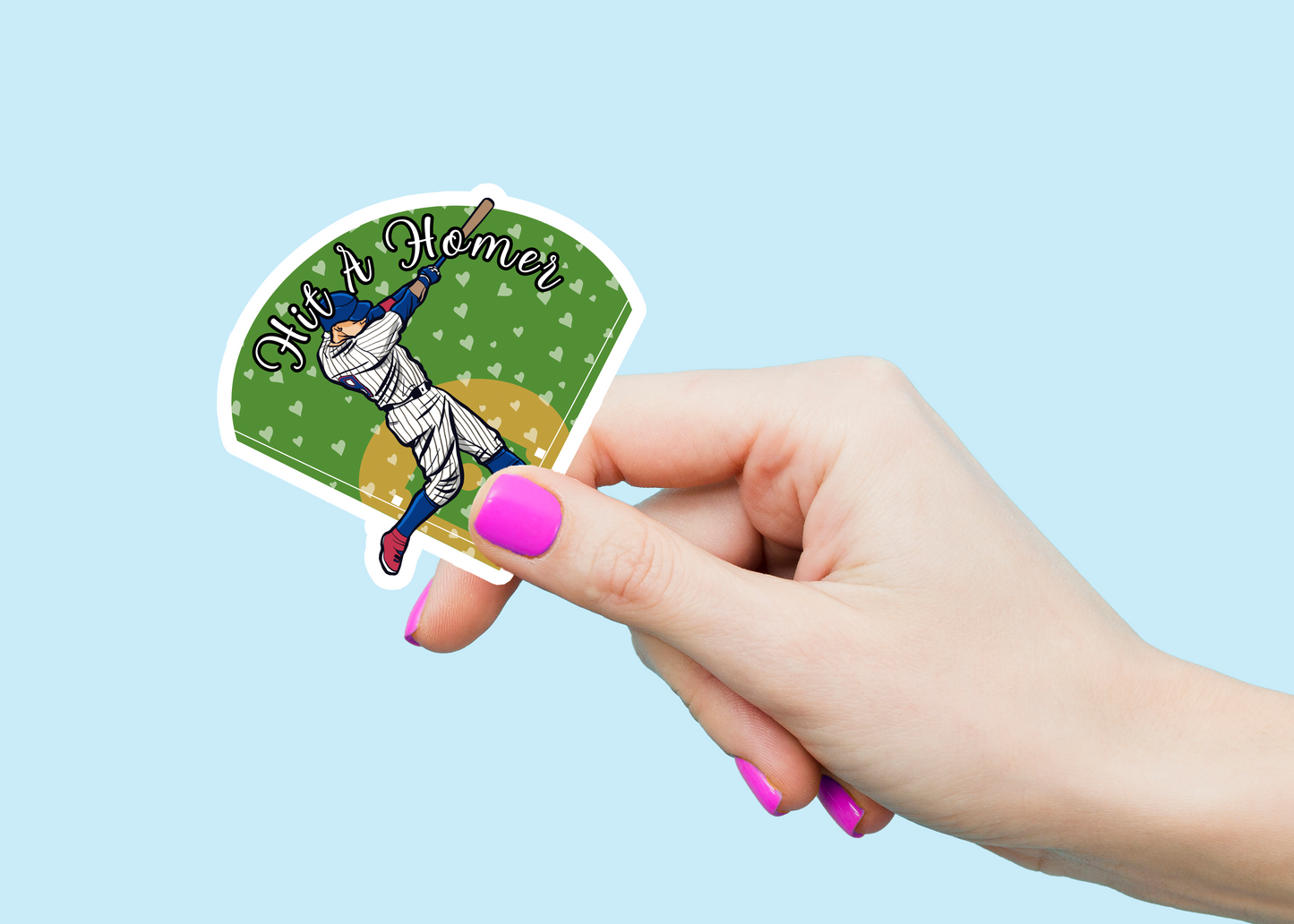 Bookish Gift - Romance Reader Sticker - Hit a Homer Weatherproof Vinyl Sticker
