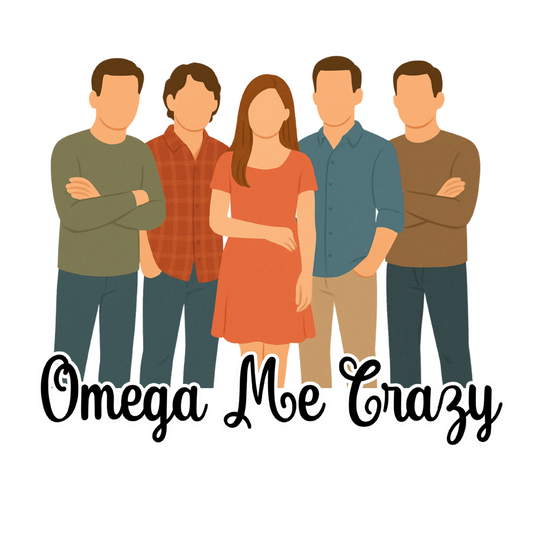 Omega Me Crazy Waterproof Vinyl Sticker