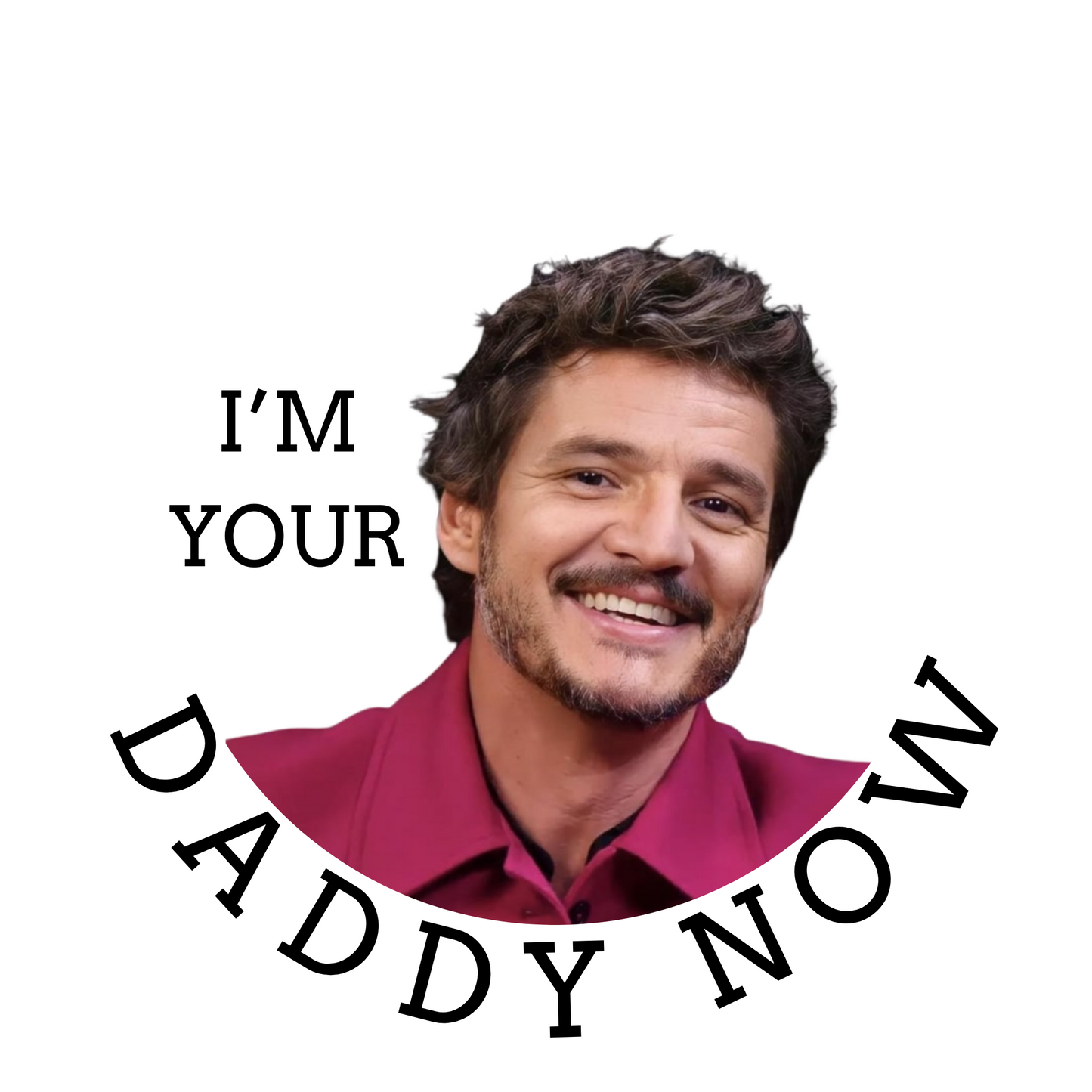 Pedro I'm Your Daddy Now Waterproof Vinyl Sticker