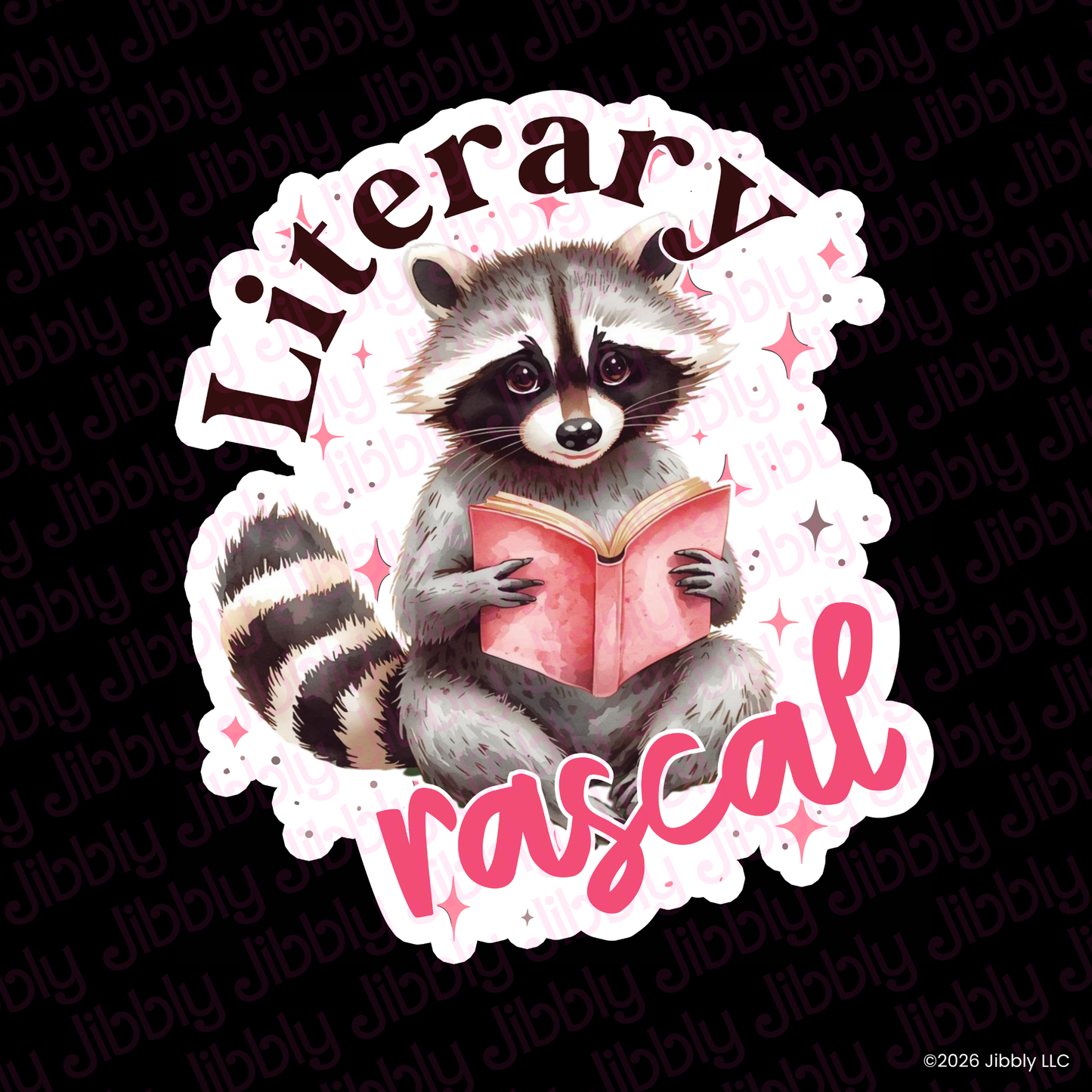 Literary Rascal Weatherproof Vinyl Sticker | Bookish Gift | Romance Reader Collectable