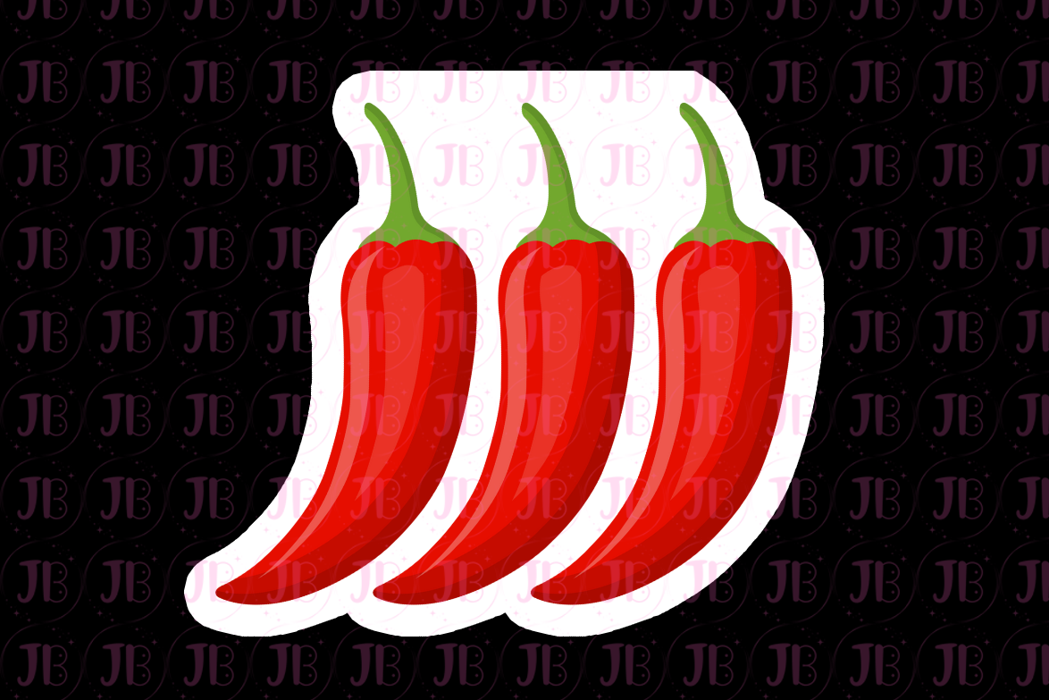 Bookish Gift - Romance Reader Bit Charm - Three Chilis Charm