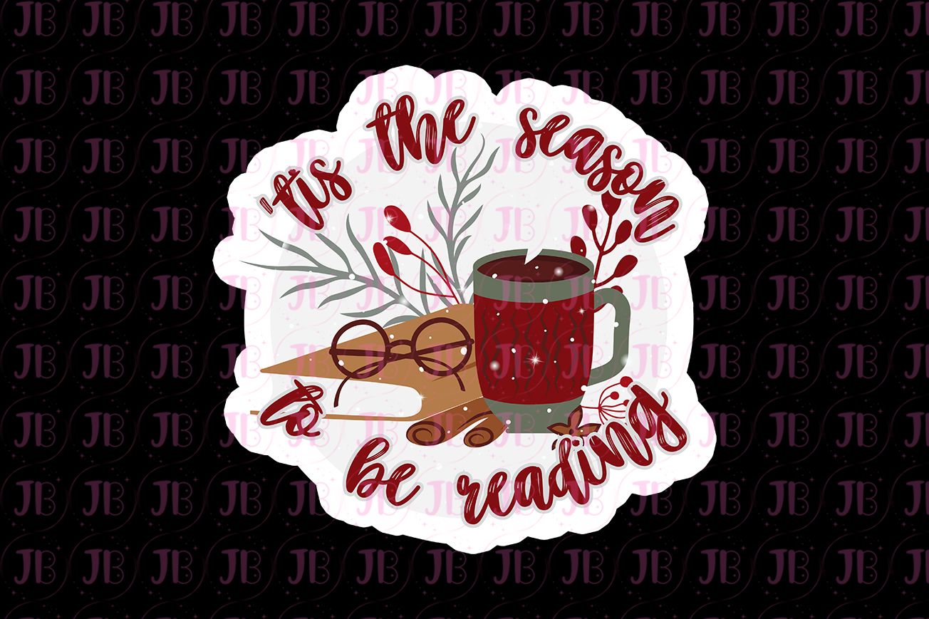 Tis the Season to be Reading Sticker