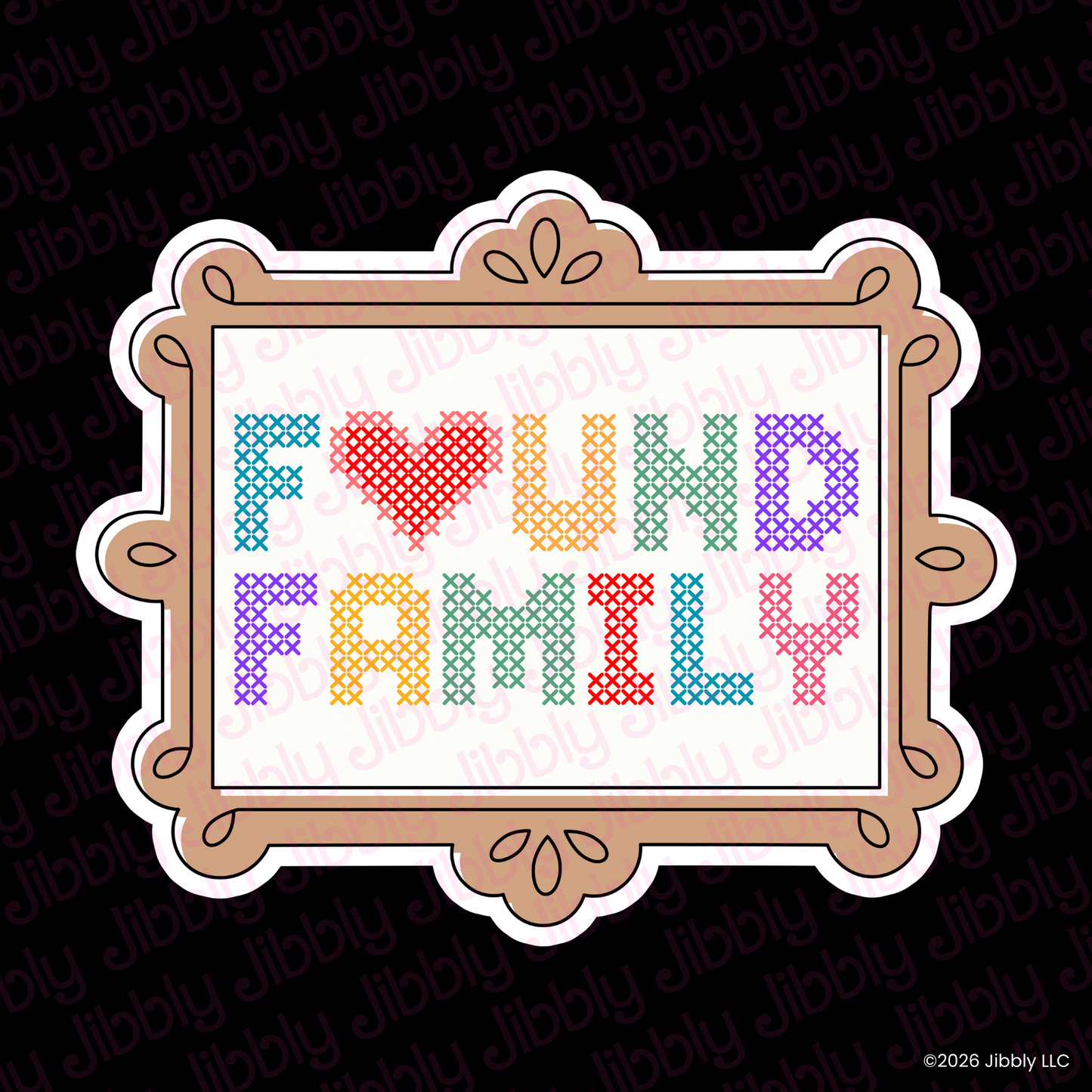 Found Family Weatherproof Vinyl Sticker | Bookish Gift | Romance Reader Collectable