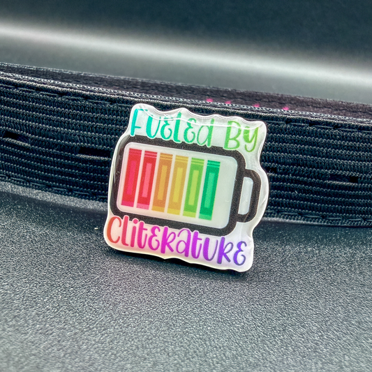 Fueled by Cliterature | Bookish Gift | Romance Reader Collectable