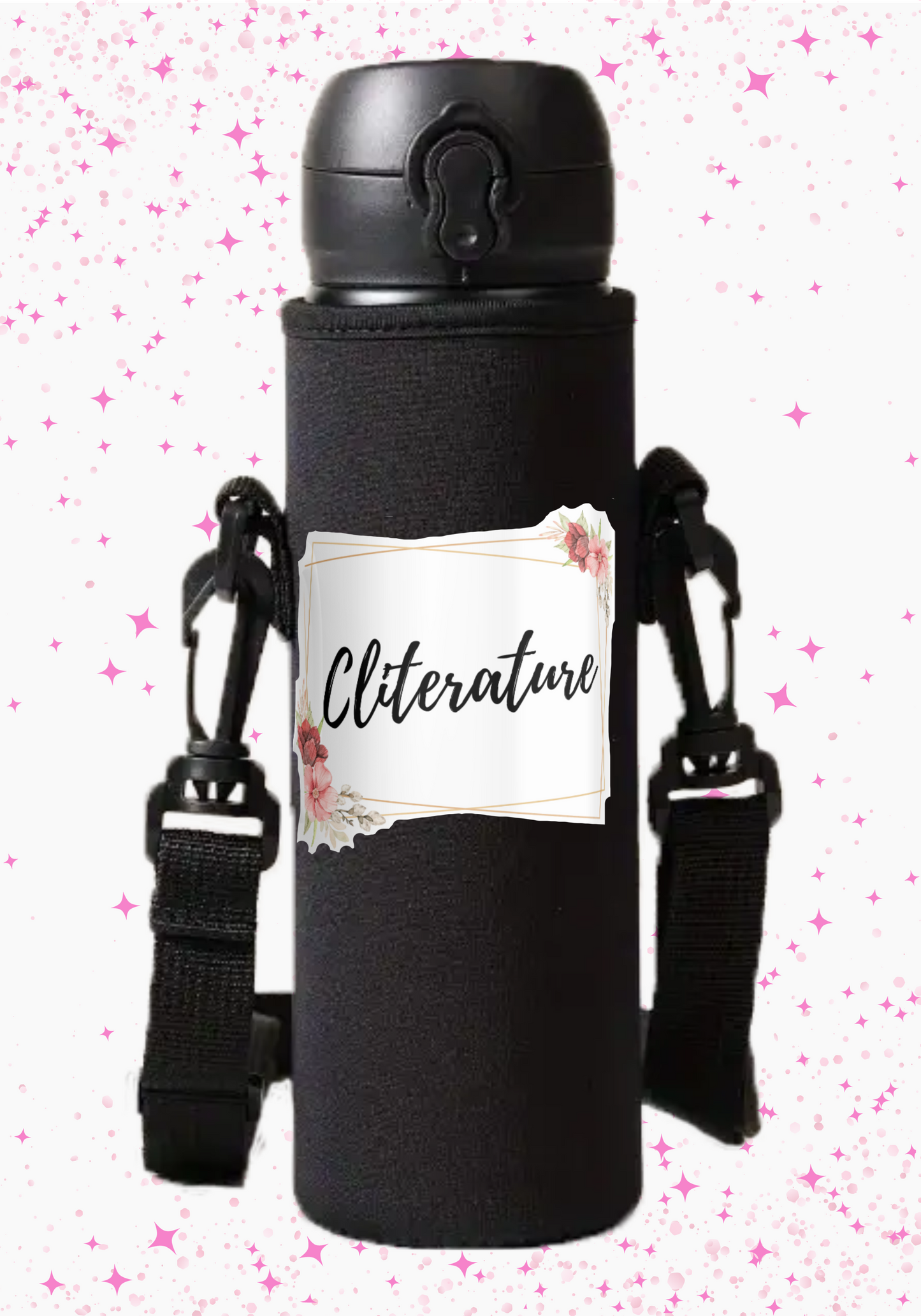 Charm Design Neoprene Drink Carrier with JBz Button Strap