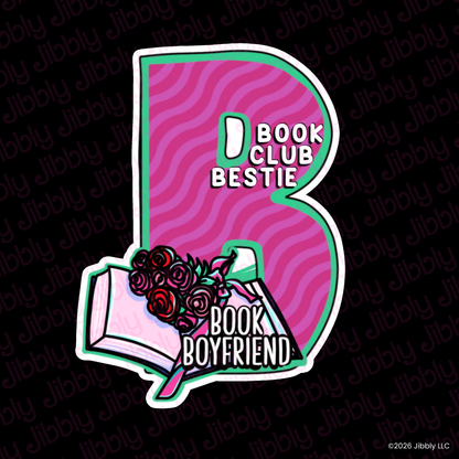 BOOK CLUB BESTIES Charms | Bookish Gift | Romance Reader Collectable