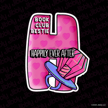 BOOK CLUB BESTIES Charms | Bookish Gift | Romance Reader Collectable