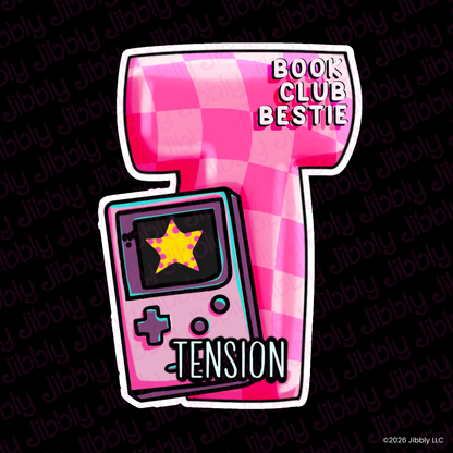 BOOK CLUB BESTIES Charms | Bookish Gift | Romance Reader Collectable