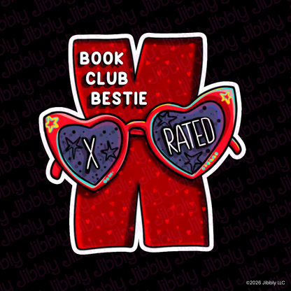 BOOK CLUB BESTIES Charms | Bookish Gift | Romance Reader Collectable