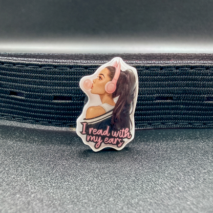 I Read with My Ears | Bookish Gift | Romance Reader Collectable