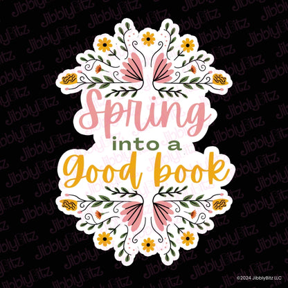 Spring into a Good Book Charm