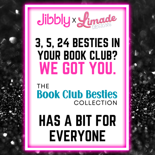 BOOK CLUB BESTIES Charms | Bookish Gift | Romance Reader Collectable