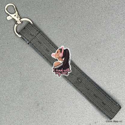 I Read with My Ears | Bookish Gift | Romance Reader Collectable