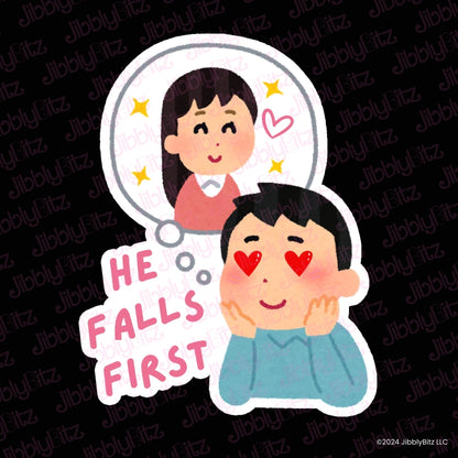 He Falls First Charm