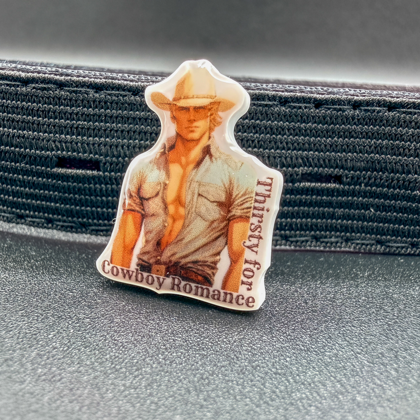 Thirsty For Cowboy Romance | Bookish Gift | Romance Reader Collectable