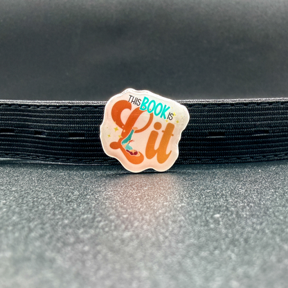 This Book Is Lit | Bookish Gift | Romance Reader Collectable