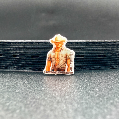 Thirsty For Cowboy Romance | Bookish Gift | Romance Reader Collectable