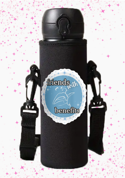 Charm Design Neoprene Drink Carrier with JBz Button Strap