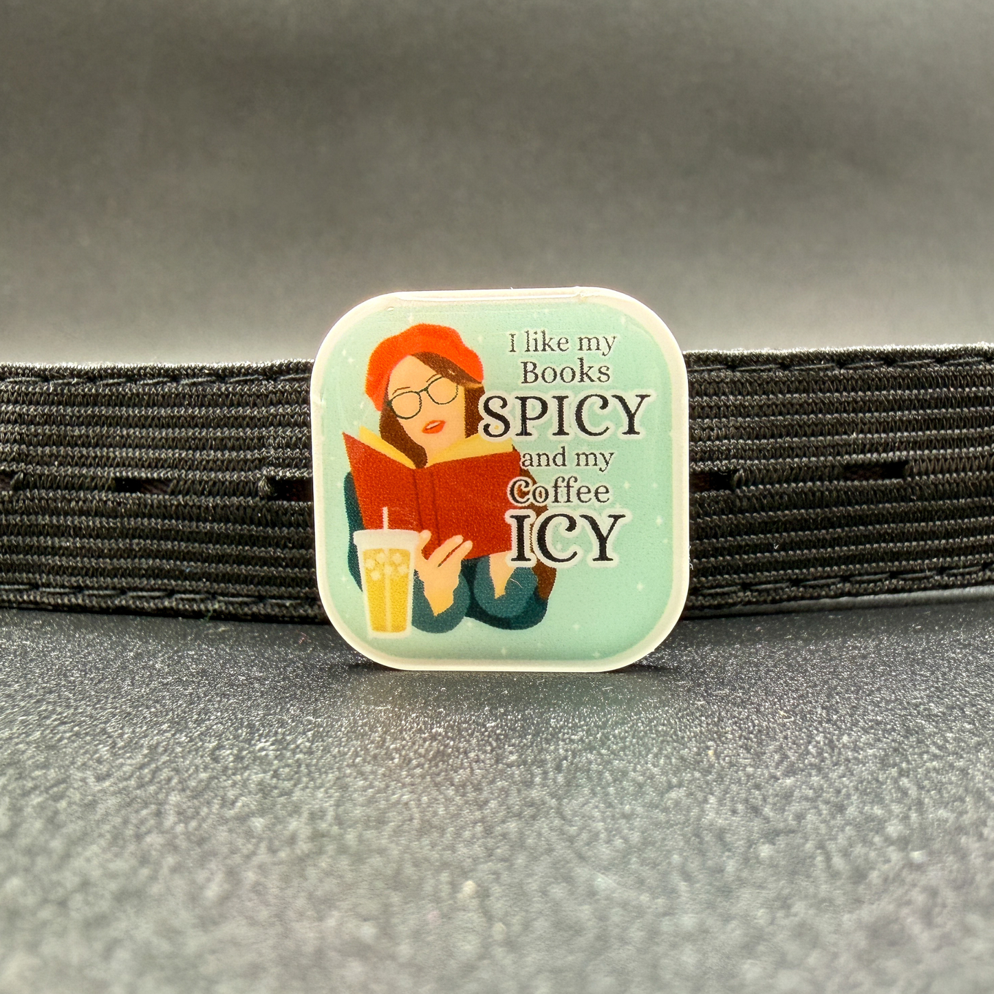 I Like My Books Spicy and My Coffee Icy Charm