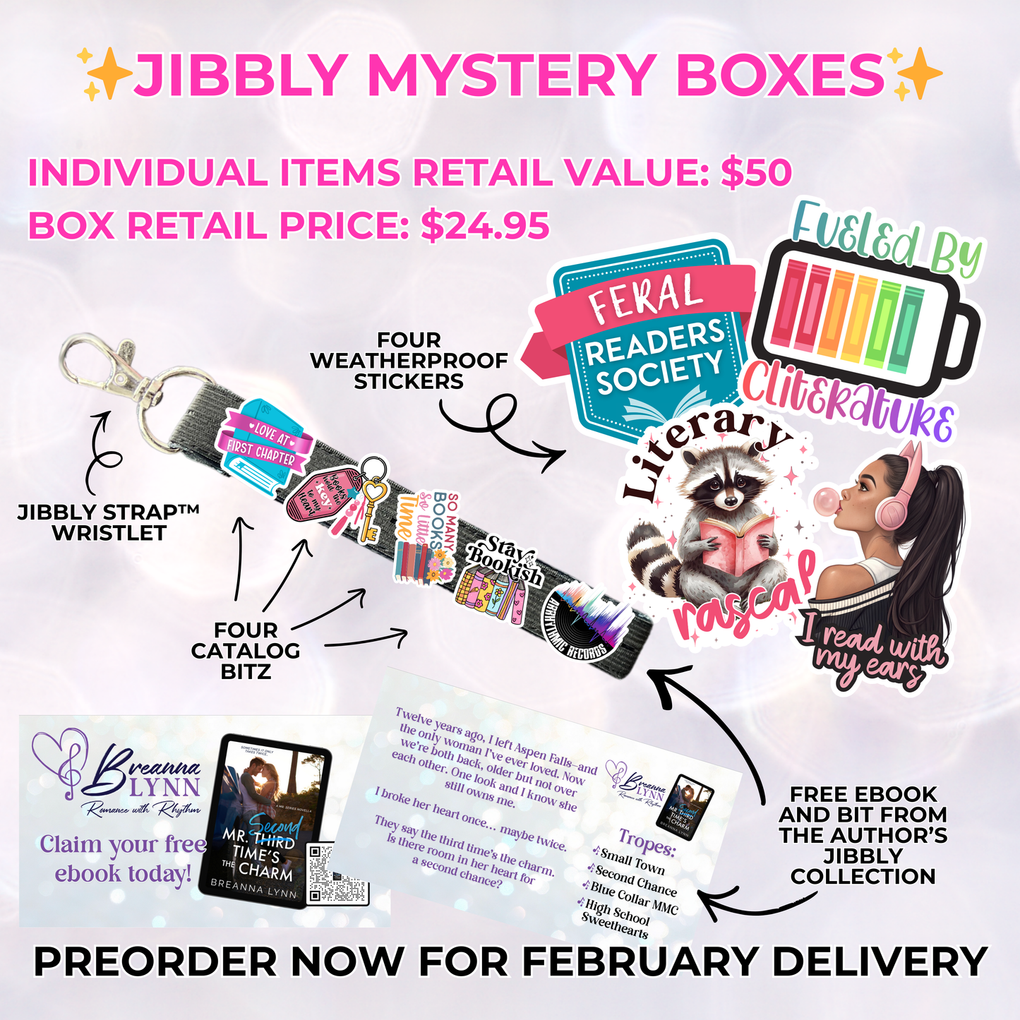 A Bit of Bookish Treasure | Bookish Mystery Box | Romance Reader Gift