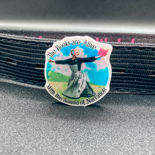 Books Are Alive with the Sound of Narration | Bookish Gift | Romance Reader Collectable