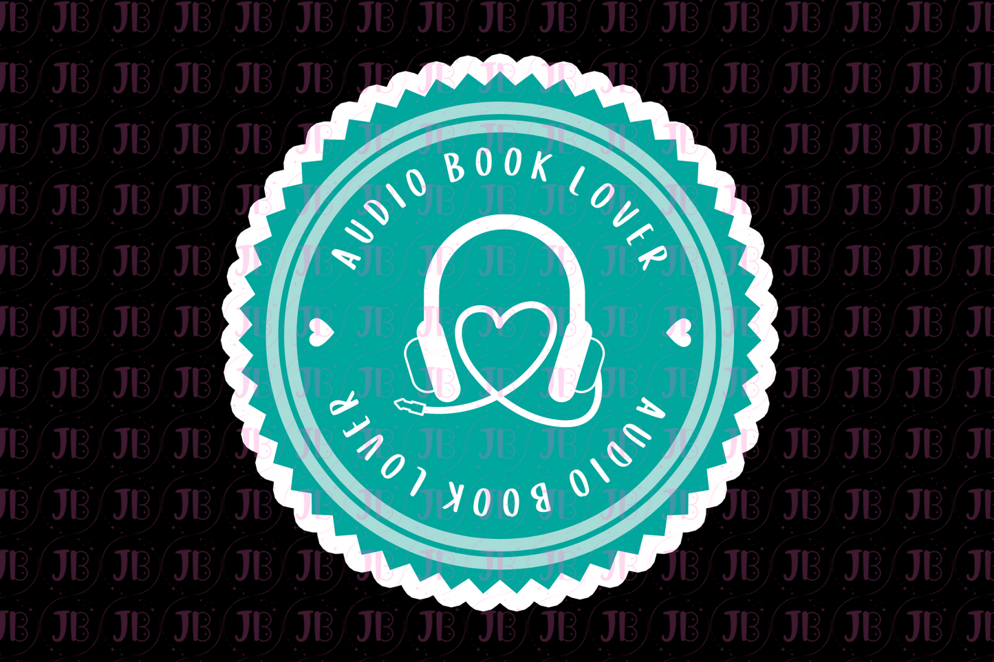 Audiobook Lover Weatherproof Vinyl Sticker