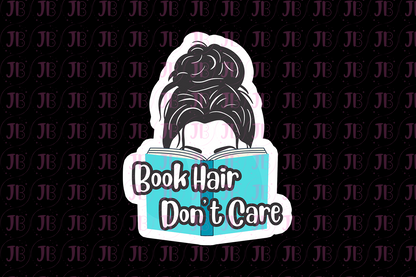 Book Hair Don't Care Charm