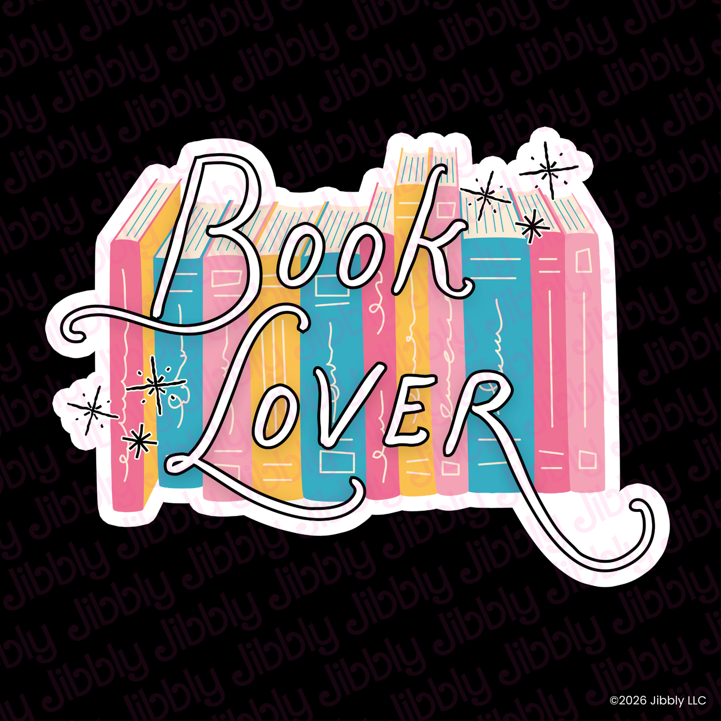 Book Lover Weatherproof Vinyl Sticker | Bookish Gift | Romance Reader Collectable