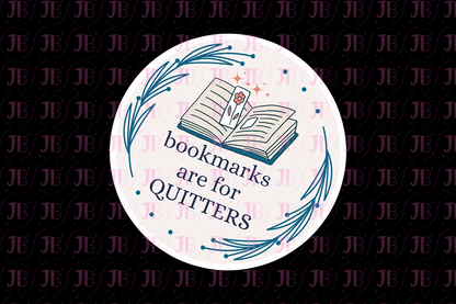 Bookmarks Are For Quitters Charm