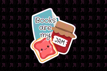 Books Are My Jam Charm