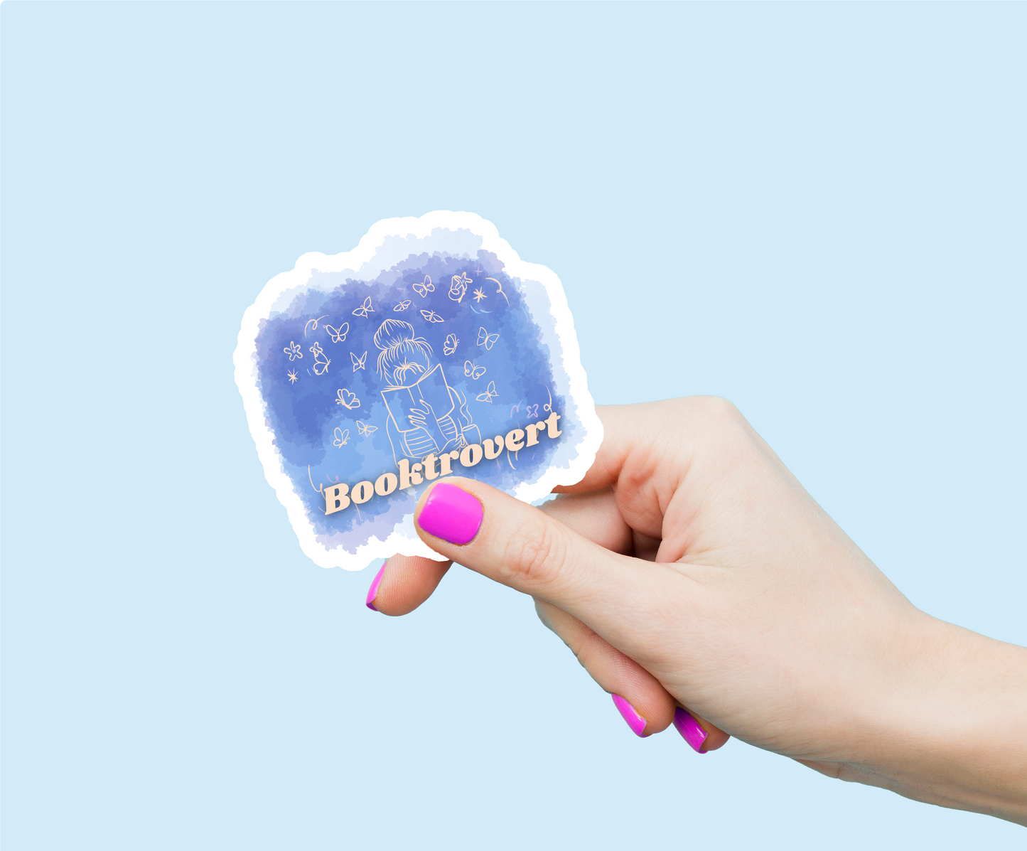 Booktrovert Weatherproof Vinyl Sticker