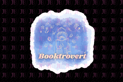 Booktrovert Weatherproof Vinyl Sticker