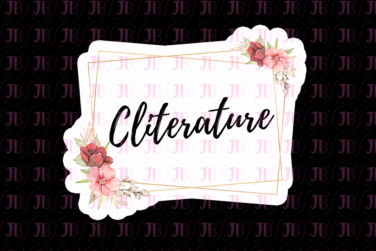 Cliterature Weatherproof Vinyl Sticker