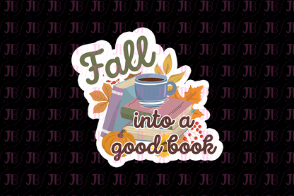 Fall Into A Good Book Charm