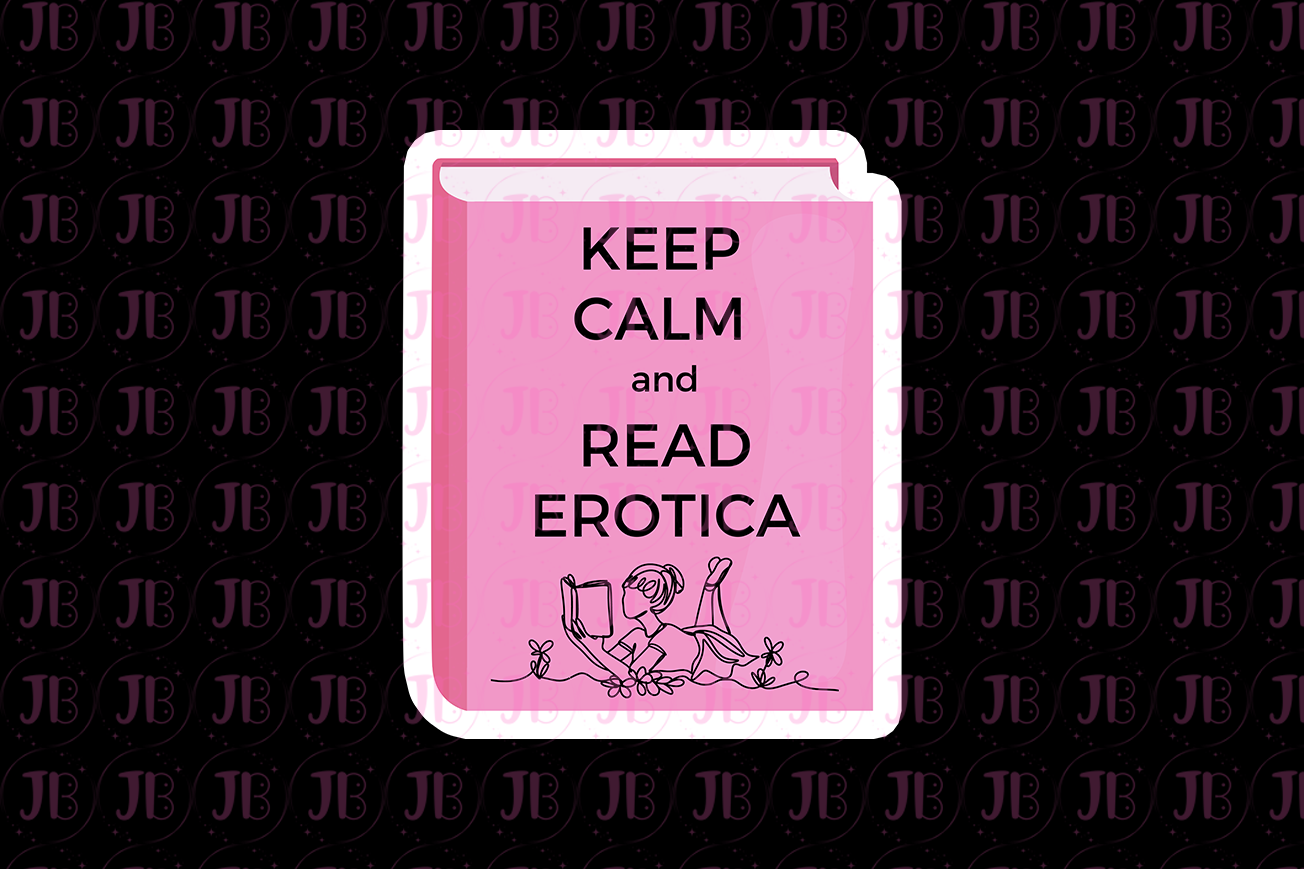 Keep Calm and Read Erotica Weatherproof Vinyl Sticker