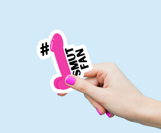 No 1 Smut Fan Weatherproof Vinyl Sticker