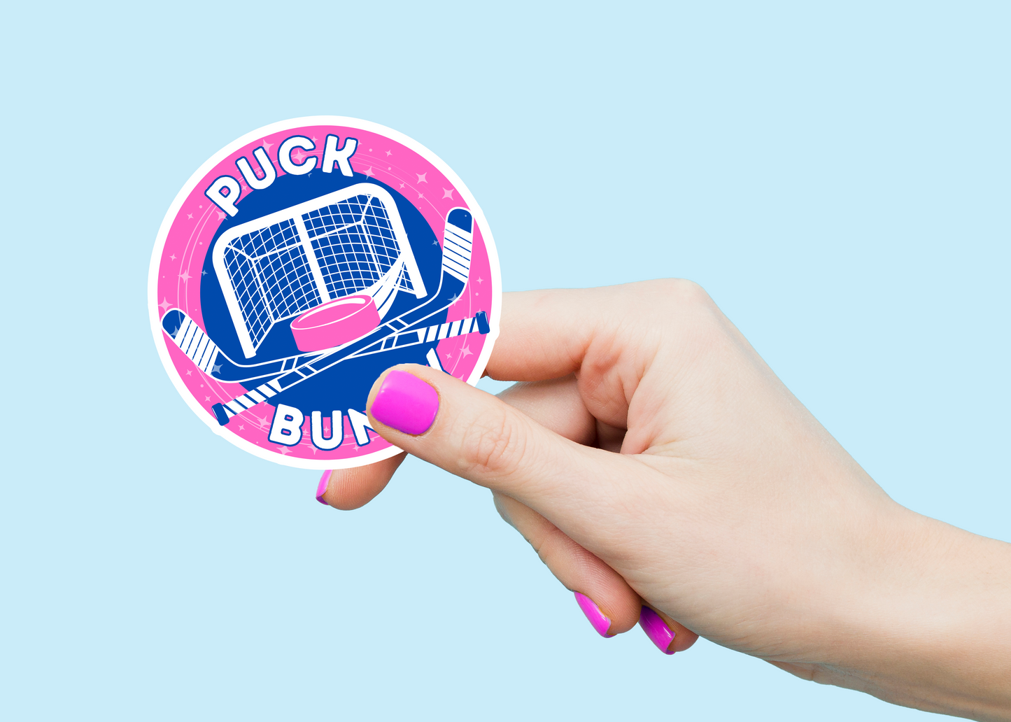 Puck Bunny Weatherproof Vinyl Sticker