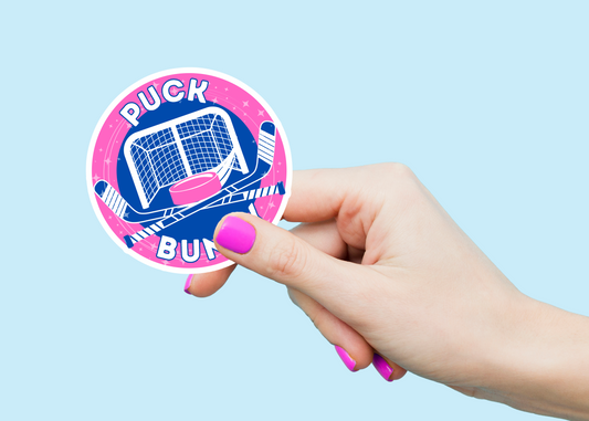 Puck Bunny Weatherproof Vinyl Sticker