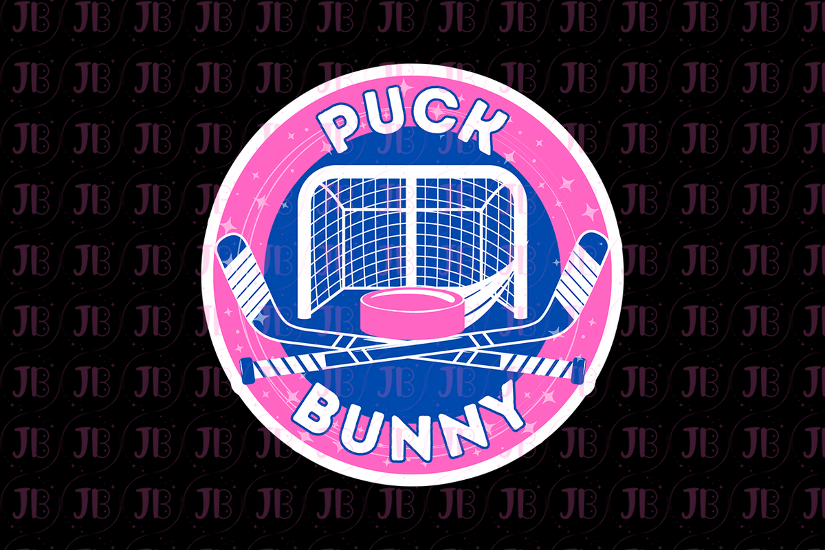 Puck Sticker Puck Bunny Weatherproof Vinyl Sticker – JibblyBitz