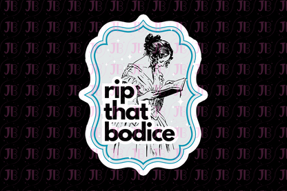 Rip That Bodice Weatherproof Vinyl Sticker