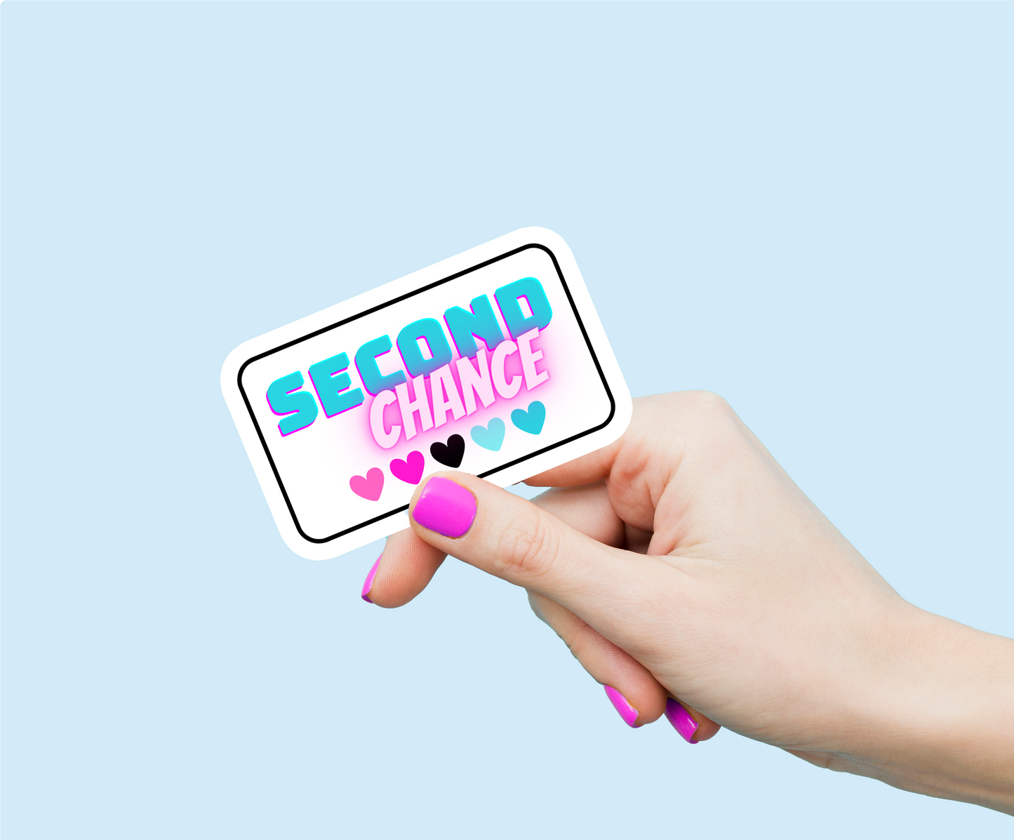 Second Chance Weatherproof Vinyl Sticker