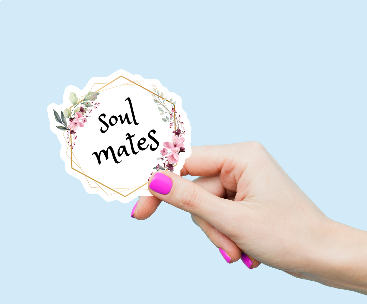 Soul Mates Weatherproof Vinyl Sticker