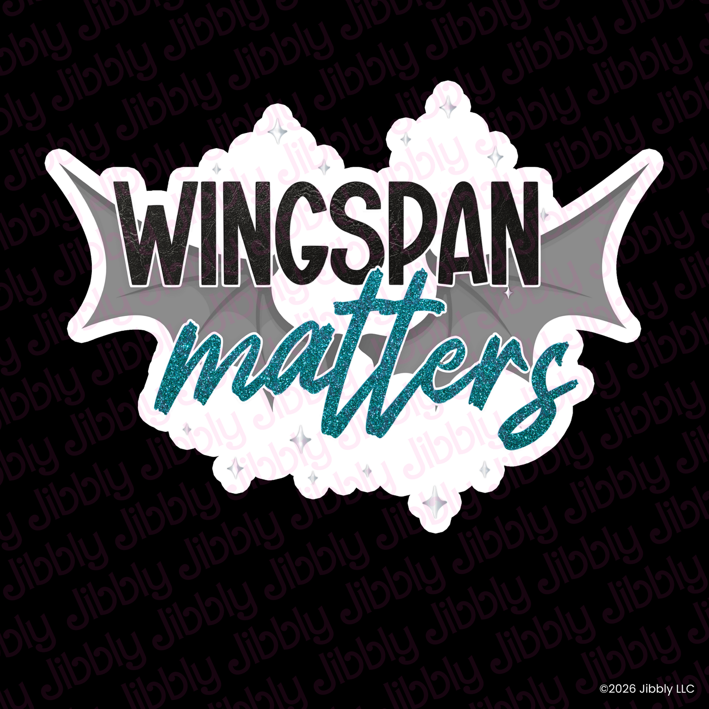 Wingspan Matters Weatherproof Vinyl Sticker | Bookish Gift | Romance Reader Collectable